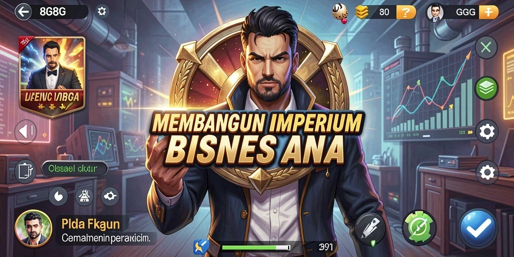 Tampilan gameplay menarik dari 8G8G yang menantang.