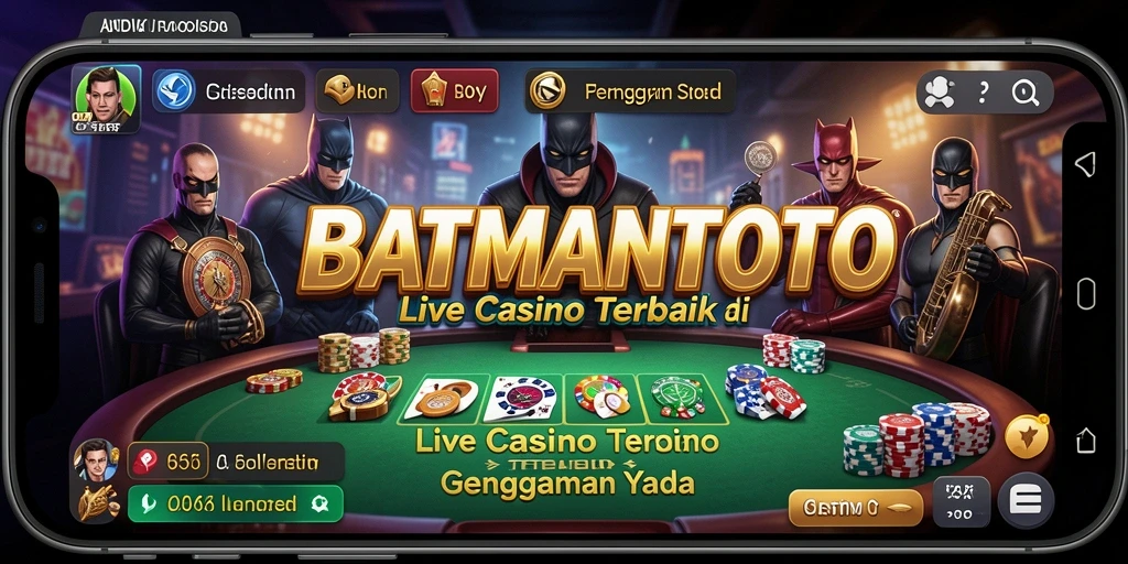 Gameplay Live Casino yang mendebarkan di BATMANTOTO.