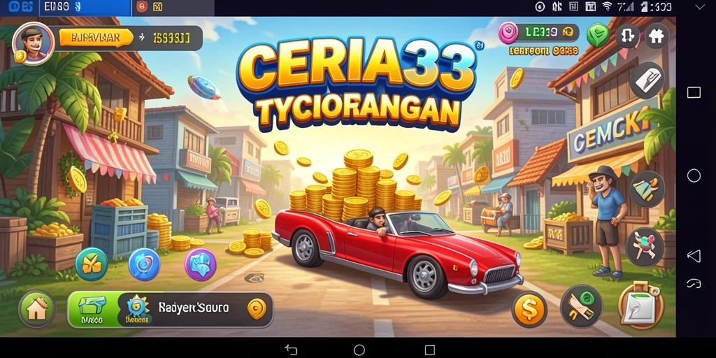 Tampilan gameplay CERIA33 yang menarik dan penuh strategi.