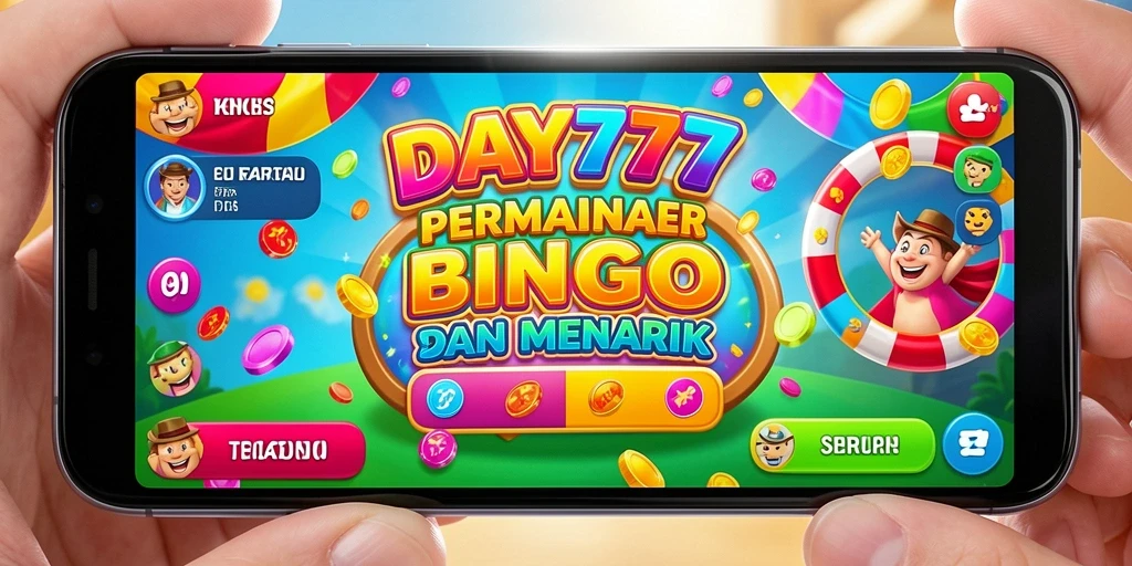 Tampilan gameplay Bingo yang memukau di DAY777.