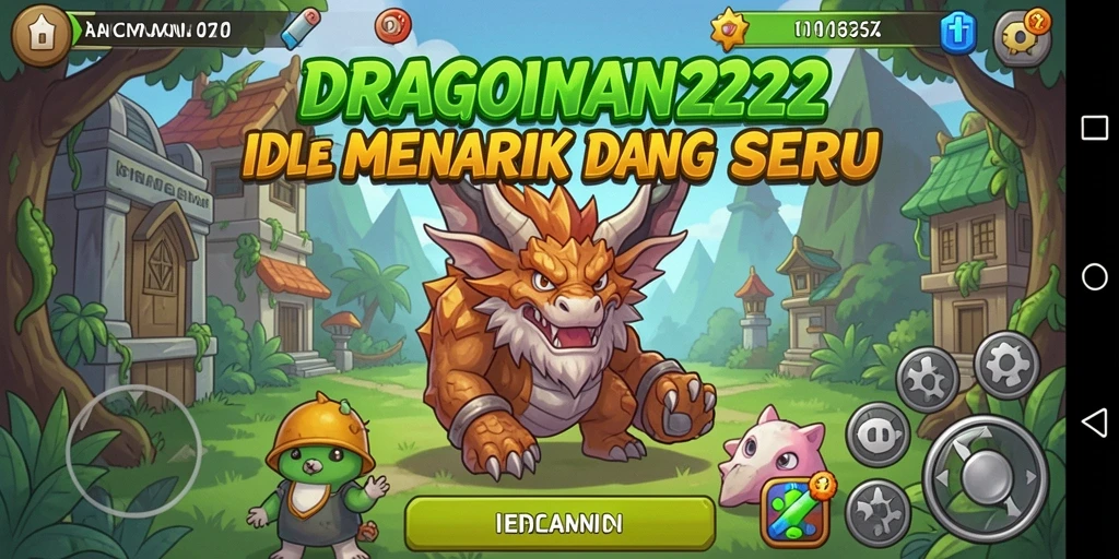 Tangkapan layar gameplay Idle yang menarik dan penuh warna.