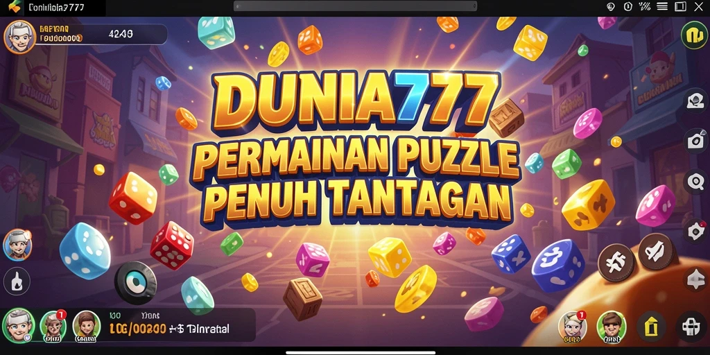 Tampilan gameplay DUNIA777 yang memikat dalam menyelesaikan puzzle.