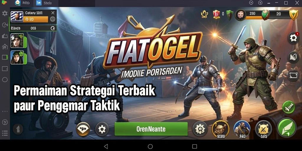 Screenshot gameplay <strong>FIATOGEL</strong> yang menunjukkan aksi strategi seru.