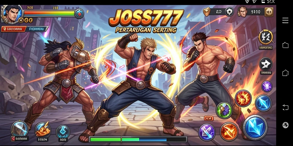 Gameplay seru di JOSS777 dengan aksi pertarungan yang menegangkan.
