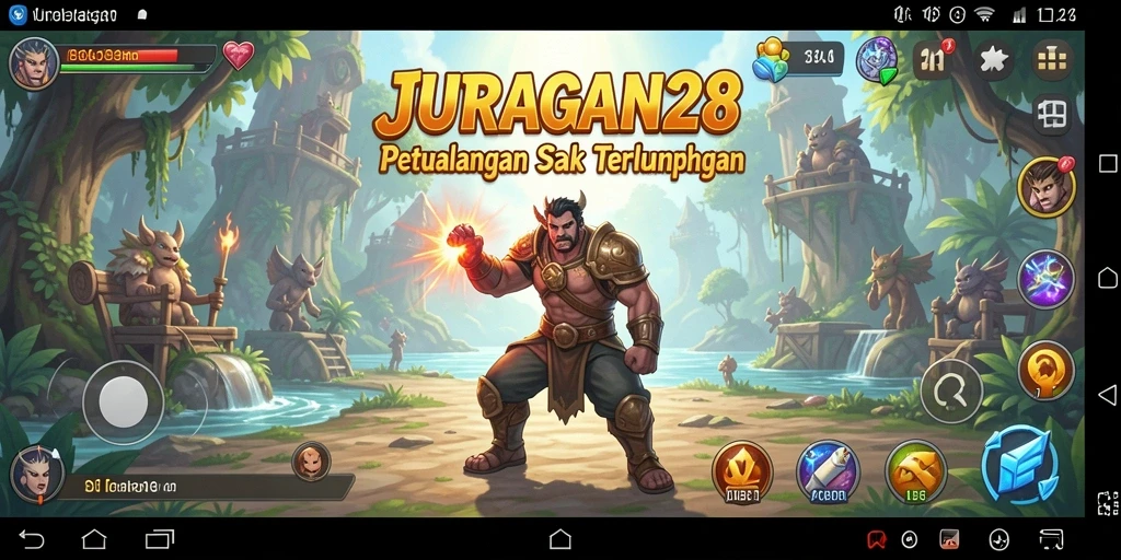 Tangkapan layar gameplay JURAGAN28 yang mendebarkan dan seru.