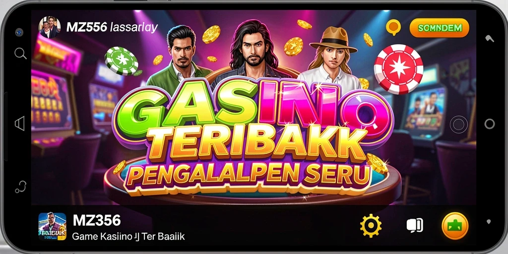 Ilustrasi gameplay menarik dari permainan kasino MZ356.