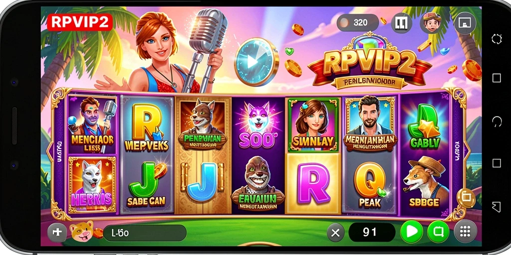 Tampilan gameplay RPVIP2 yang menawan dan penuh warna.