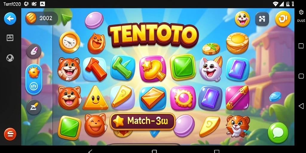 Gameplay seru dan menantang di TENTOTO.