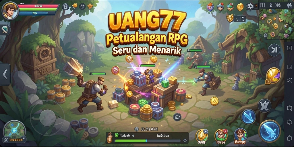 Tampilan gameplay menarik dari UANG77 yang memikat pemain.