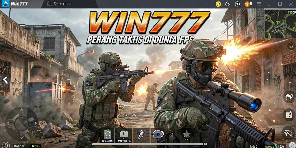Tampilan gameplay intens dari <strong>WIN777</strong> yang menampilkan aksi tembak-menembak yang seru.
