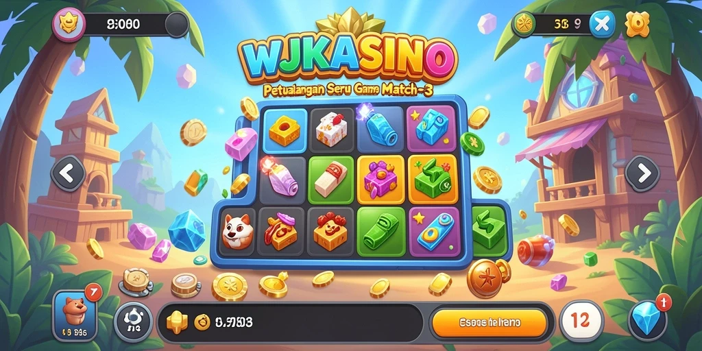 Screenshot menampilkan gameplay menarik di WJKASINO dengan visual yang memikat.