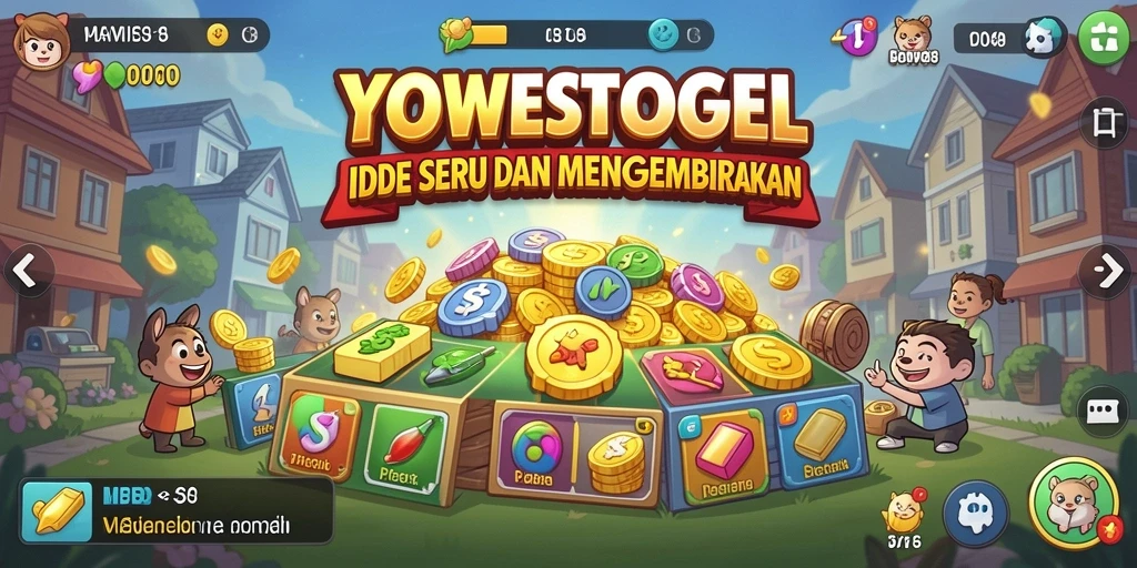 Tampilan gameplay YOWESTOGEL yang mengasyikkan dan penuh warna.